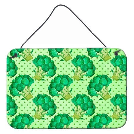 Carolines Treasures Watercolor Broccoli Wall or Door Hanging Prints, 8 x 12 in. BB7570DS812